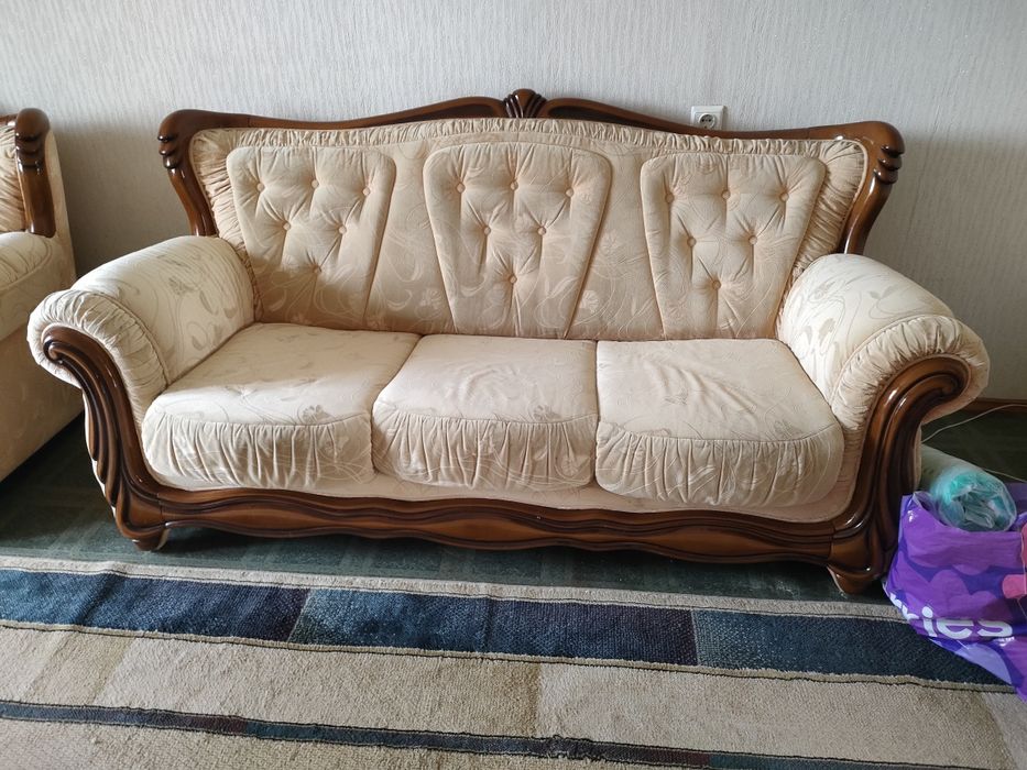 Диван + мини диван+кресло.