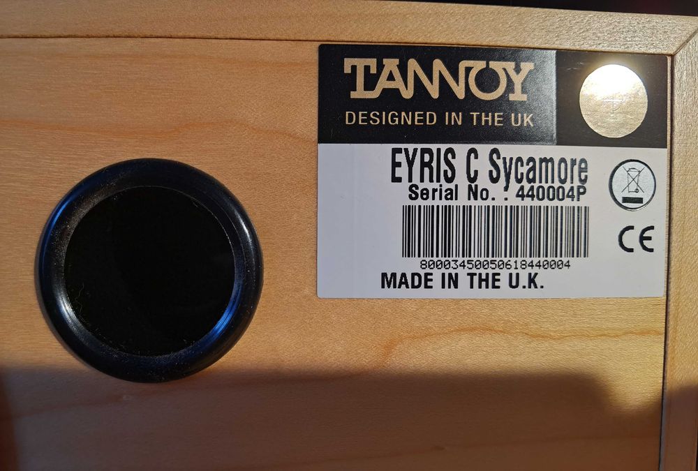 Boxa centru Hi-Fi Tannoy Eyris C Sycamore impecabila