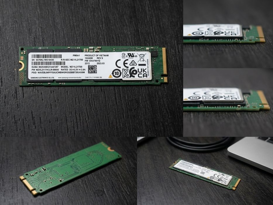 SSD M.2 NVMe Samsung (OEM 980 Pro) — Health 96%
