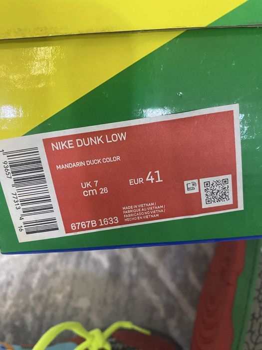 Кроссовки новые Dunk low