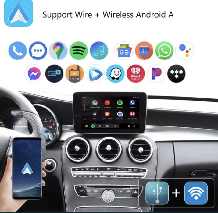 Wireless Carplay/Android Auto модул за Mercedes-Benz (NTG 5.0)