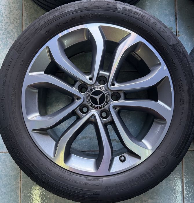 Jante aliaj R17 originale Mercedes C-Class W205 CLA 225/50/17 vara