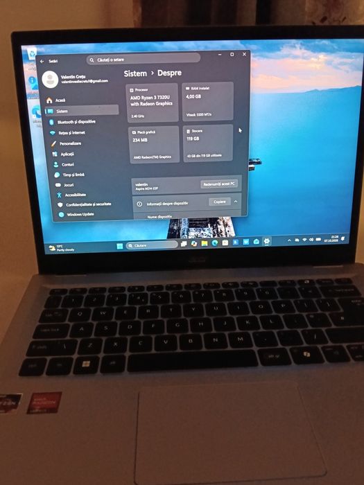 Laptop Acer aspire go 14 din 2025 că nou Impecabil