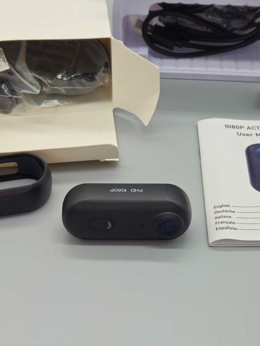 Топ цена!Спортна камера 1080P WiFi H.264 водоустойчива до 30 м