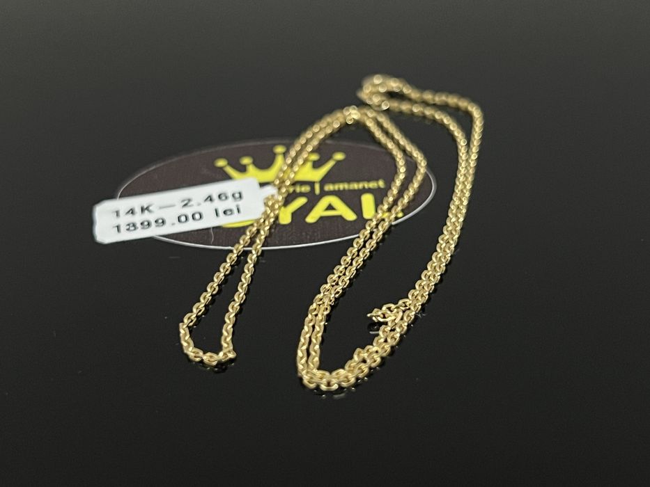 Bijuteria Royal CB : Lănțișor unisex aur 14k 2,46gr