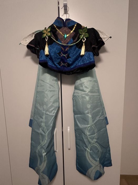 Cosplay Косплей костюм на Baizhu от Genshin Impact с перука