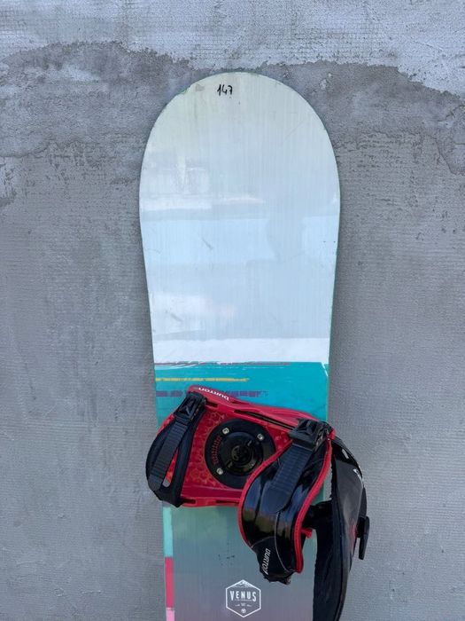 Placa snowboard Flow Venus 147cm cu legaturi Burton