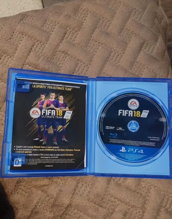 обмен диск FIFA 18 PS4