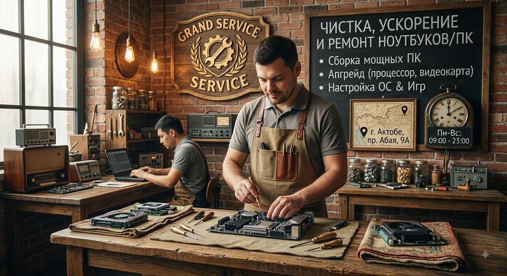 Сборка и ремонт игровых ПК, ноутбуков | GRAND SERVICE