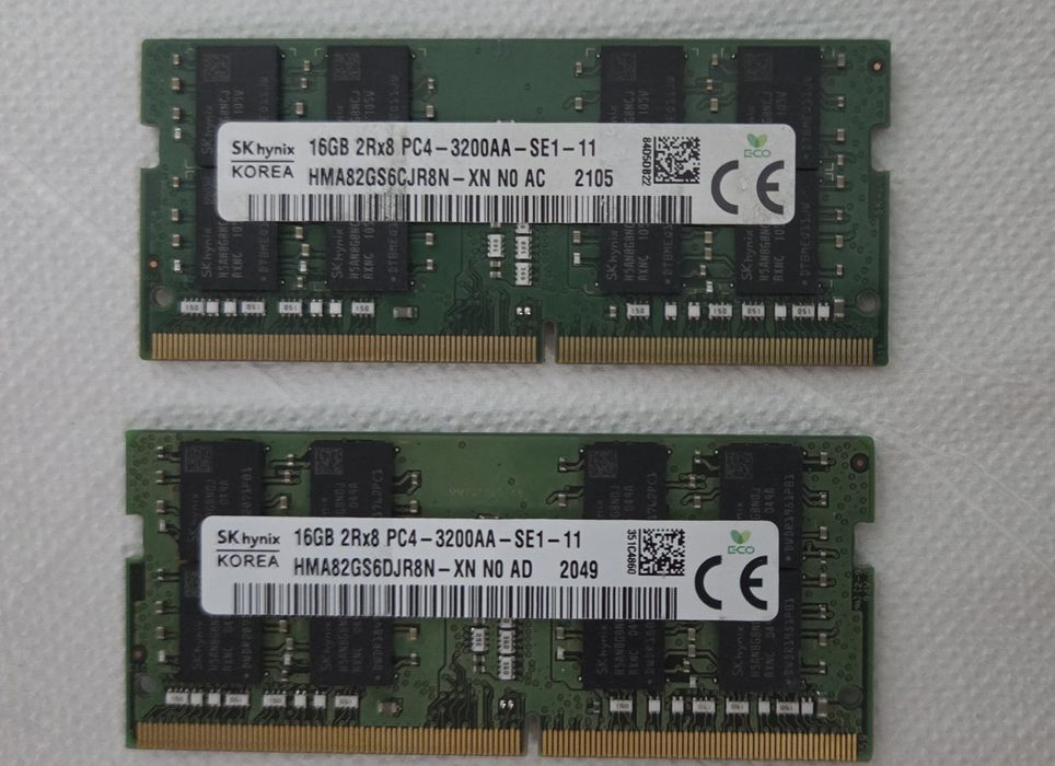 Memorie laptop Sodimm 32Gb DDR4  - 2 × 16Gb 3200Mhz
