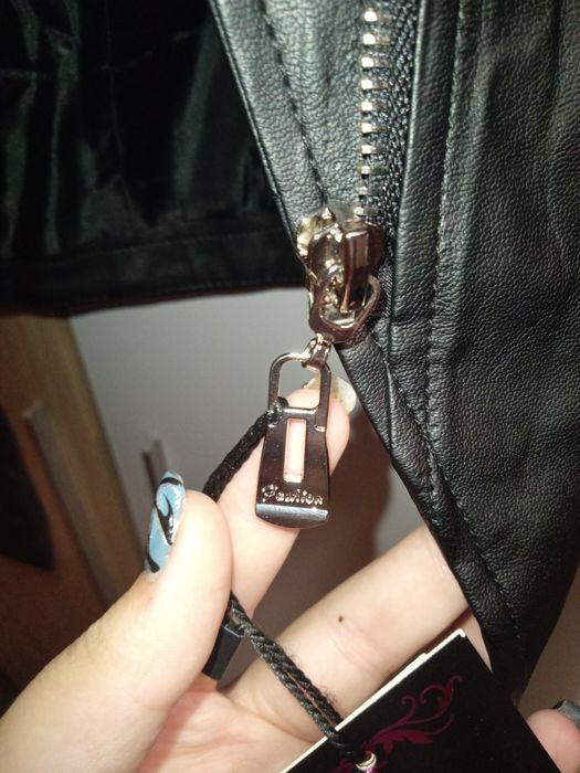 Интересно кожено яке с пух от еко кожа