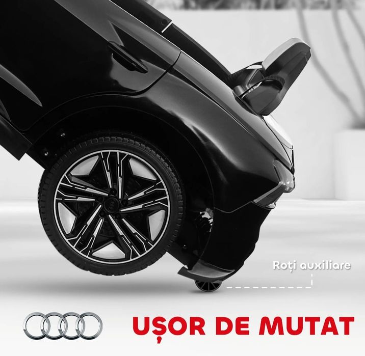 Vând mașină electrică copii Audi cu telecomanda și muzică