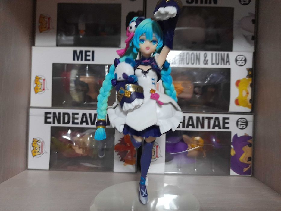 Figurina Vocaloid Anime - Hatsune Miku National Style Panda, Cutie