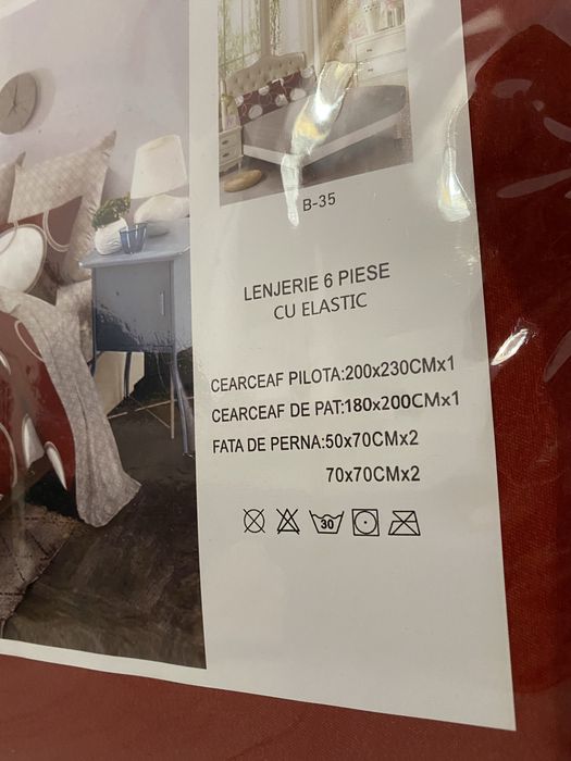 Lenjerie de pat 6 piese