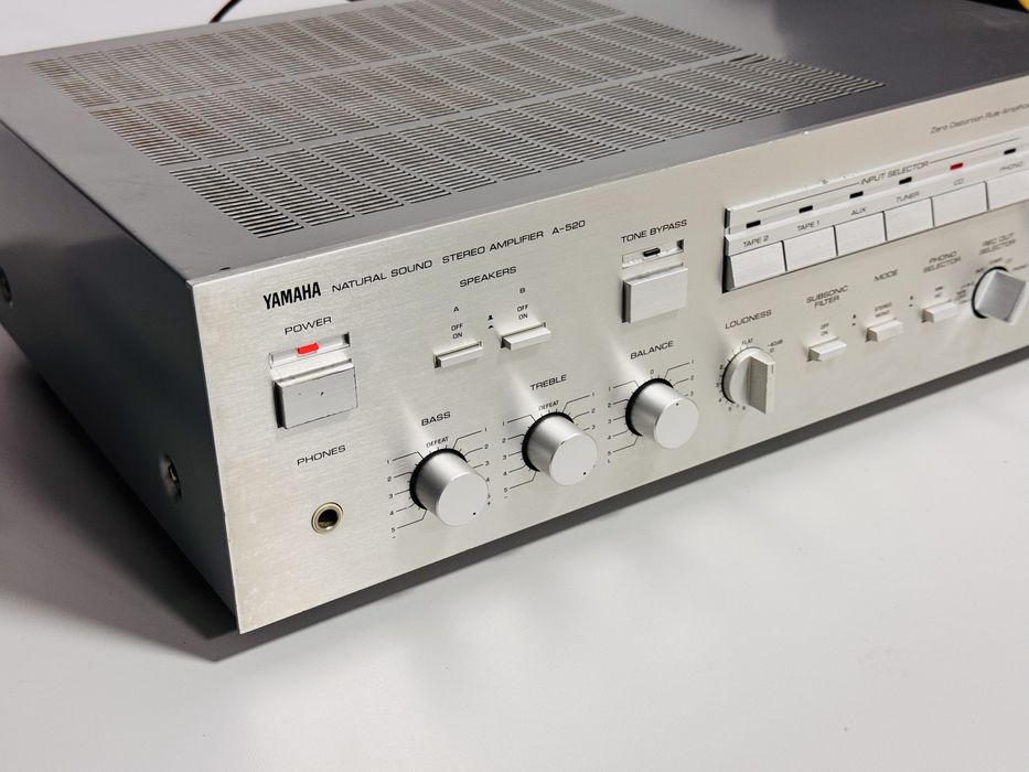 Amplificator de fidelitate YAMAHA A-520,loudness,75W/canal,Japan !