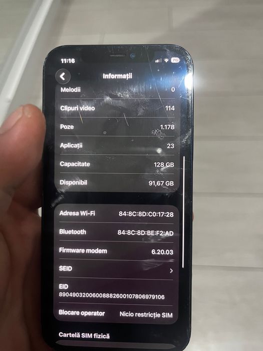 Vand iphone 12 stare buna