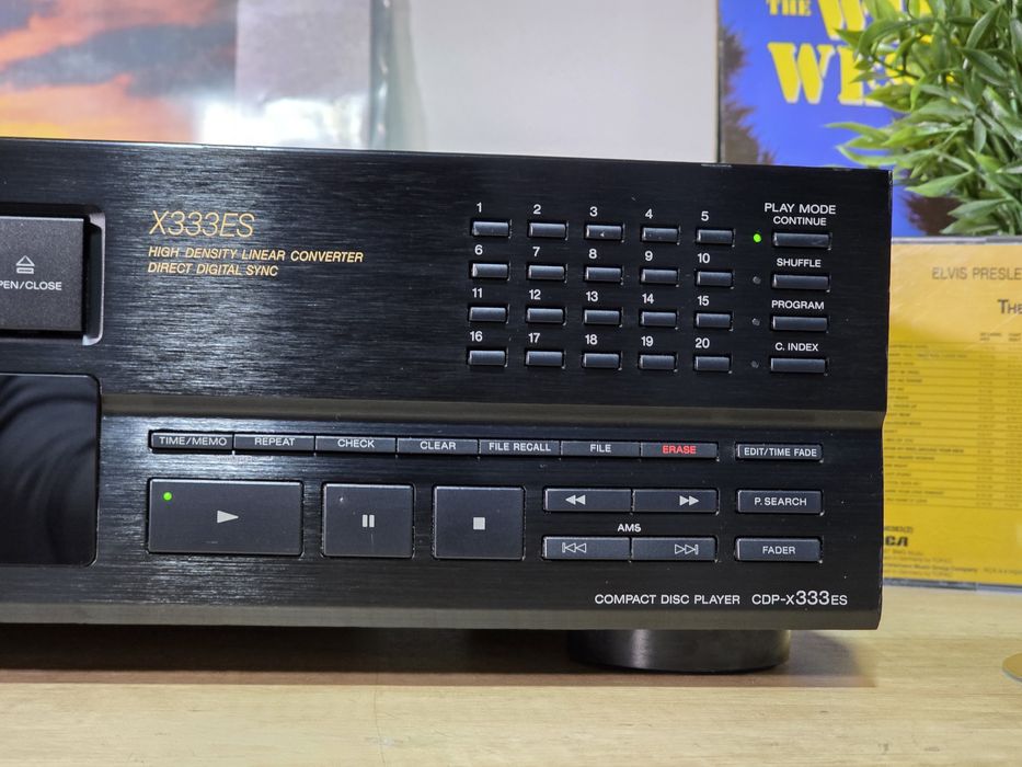 Cd player SONY CDP-X333ES, hifi audio,  seria ES  hi-end,  japan