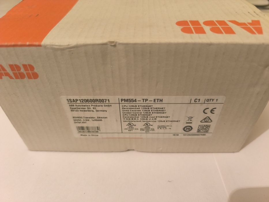 Контроллер ABB AC500 PM554-TP-ETH