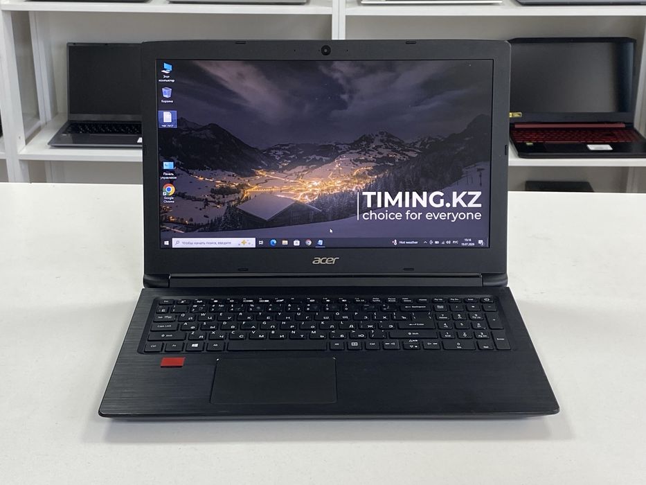 Офисный ноутбук Acer Aspire 3 - Ryzen 3 2200U/4GB/SSD 128GB/Radeon 535