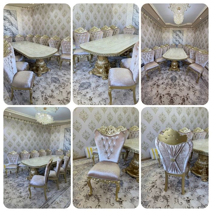 Stol-Stul Kamplekt Stulla Yonğoqdan Stol-Mdf Dan Baquvat Arzon Narxda