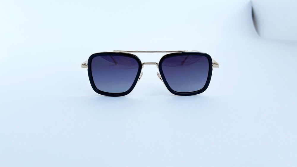 Ochelari de soare Dita Flight Polarizati - Rama aurie Lentile violet