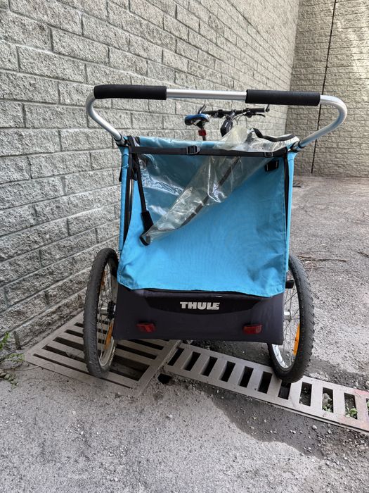 Велосипед Cannondale Quick CX L + велоколяска Thule Coaster XT