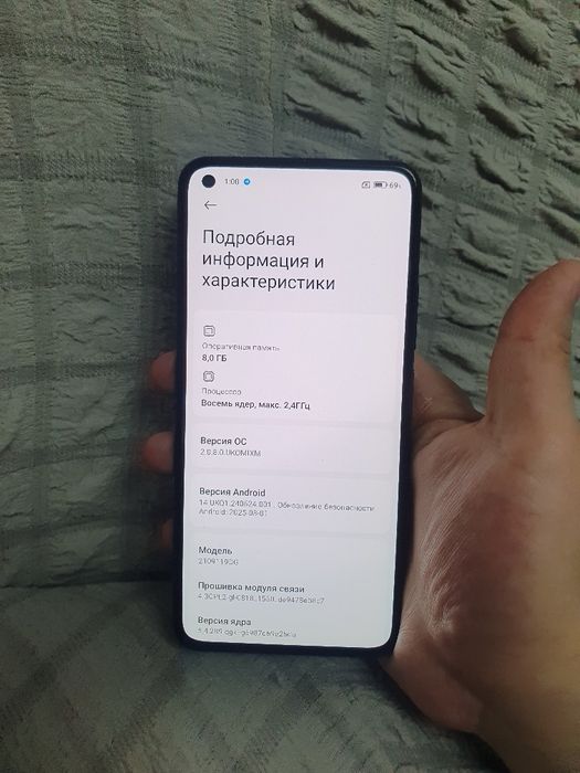 Srochna sotiladi Xiaomi MI 11 Lite 5G NE 8+8/128Gb Black Original