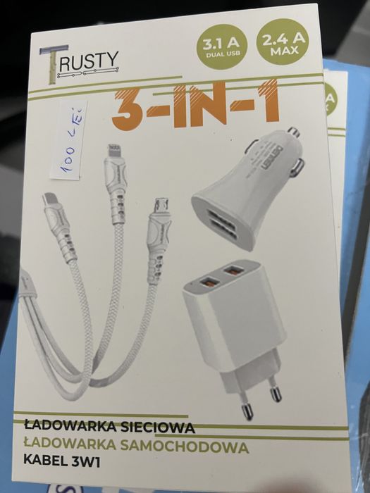 Incarcator de masina si de priza 3\1