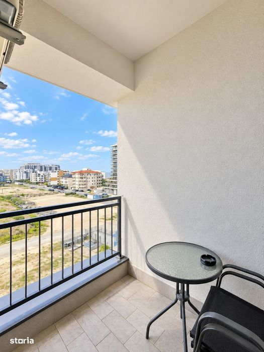 Apartament intr-un complex cu gradina privata si fantani decorative, l