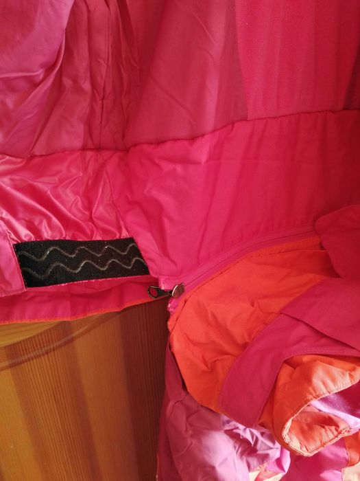 Зимно ски яке гащеризон комплект с качулка и ръкавици