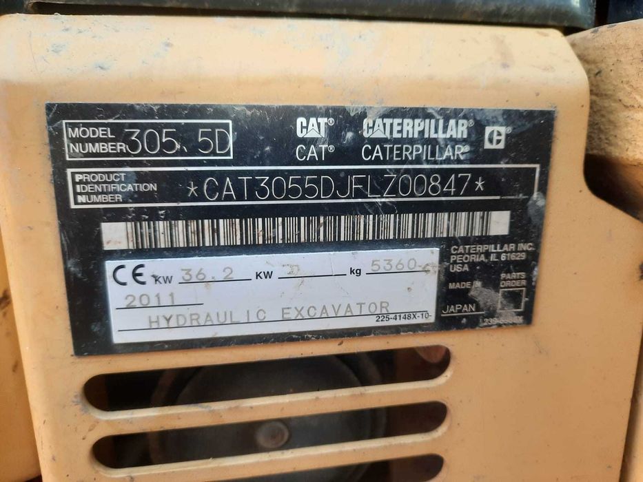 excavator caterpillar 305,5 d stare foarte buna