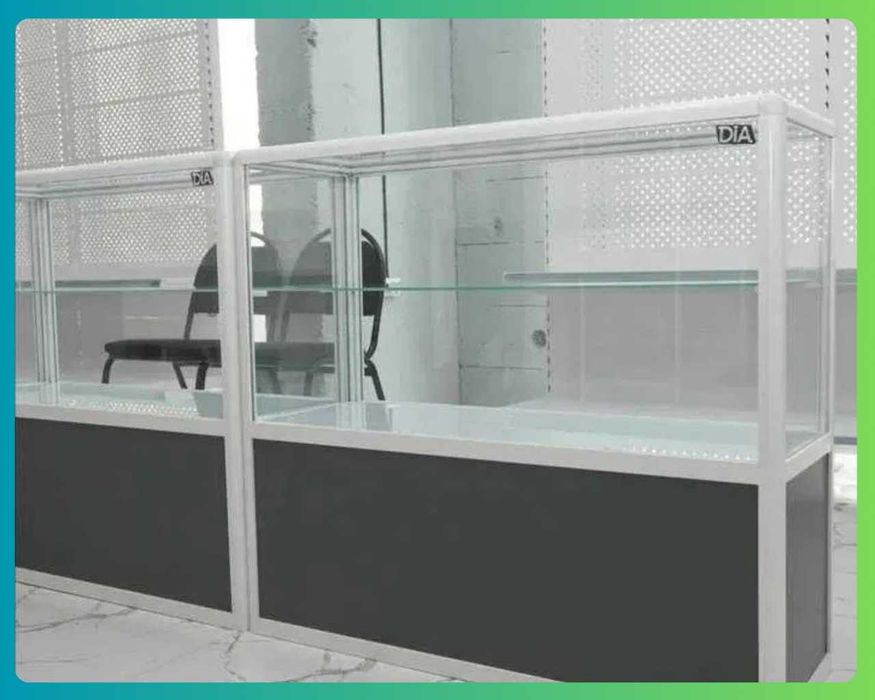 Прилавок витрина для магазина, oynalik vitrina va prilavkalar