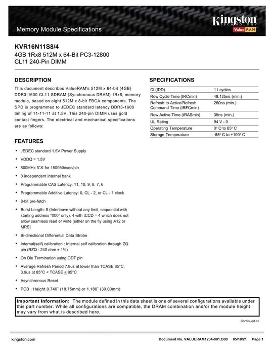 Рам памет DDR3 и DDR4