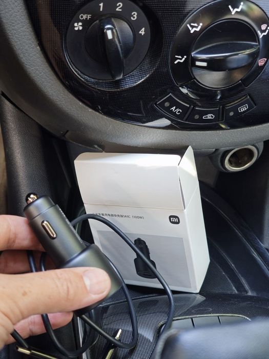 Турбо Зарядка 120W для Автомобиля Прикуриватель Оргинал