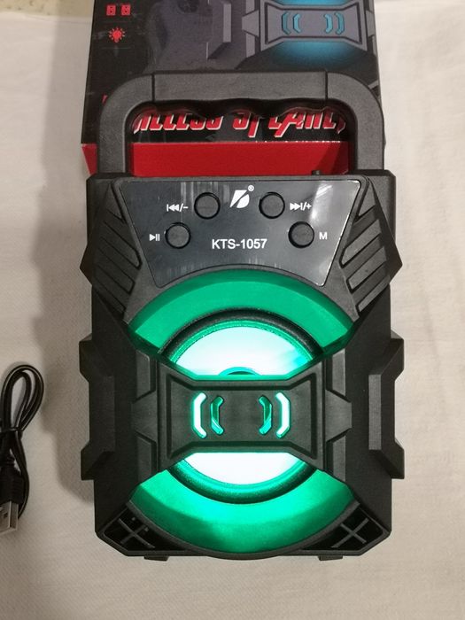 Безжична блутут колонка. Преносим супбуфер (bluetooth)