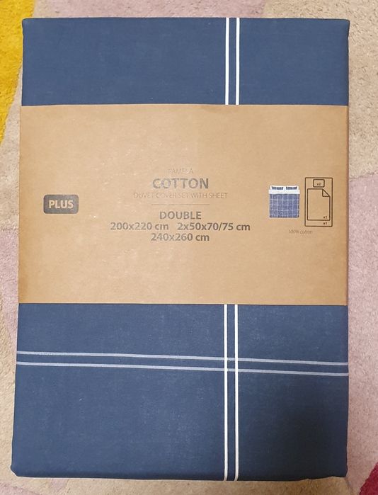 Lenjerii de pat din bumbac si finet