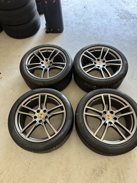 jante porsche cayenne turbo 9y3 anvelope 285 40 21 cu 315 35 21