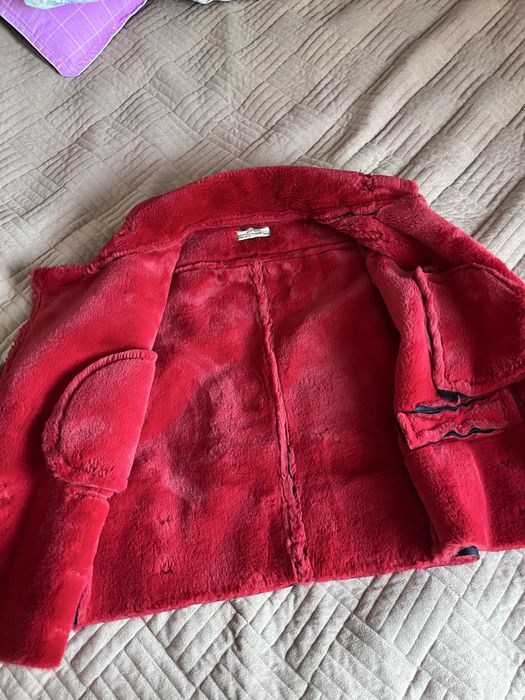 Дубленка теплая зима