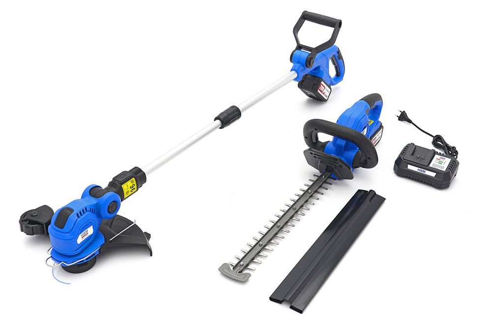 Set trimmer de tuns iarba gazon si trimmer de taiat gard viu cu 2 acum