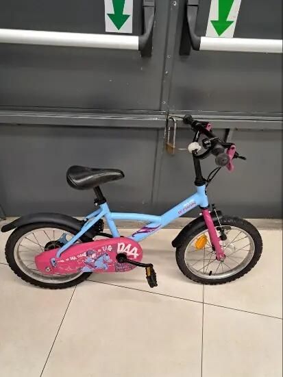 Bicicletă 16'' Wendy Pony Albastru/Roz - 16" - (SecondHand) Decathlon