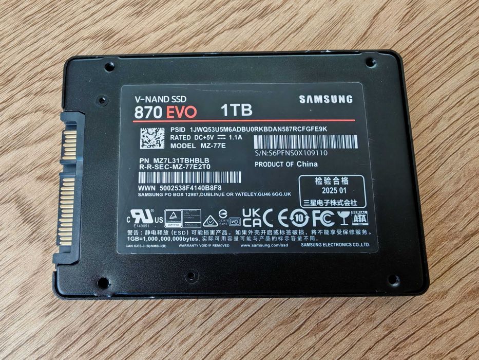 Ssd Samsung 870 EVO