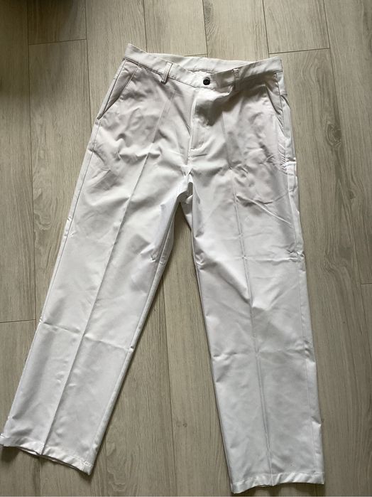 Pantaloni adidas albi
