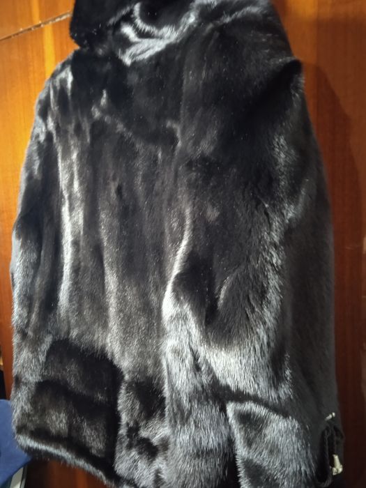 Шуба норковая цельная