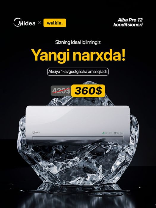 Midea rasmiy Alba pro