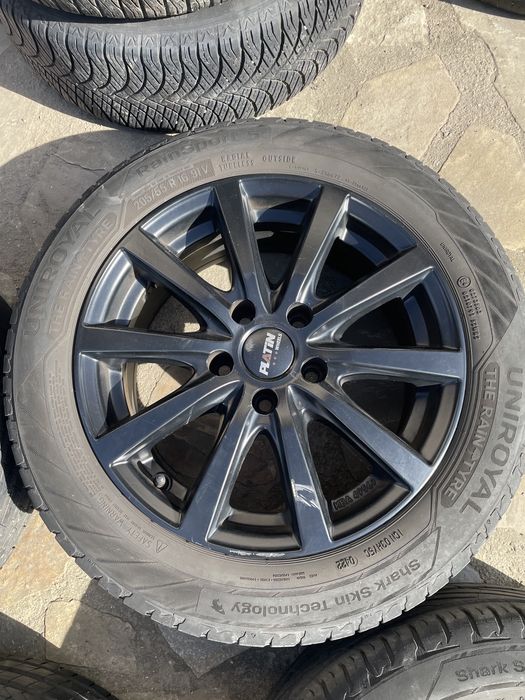 set jante aliaj 16 inch +anvelope vara