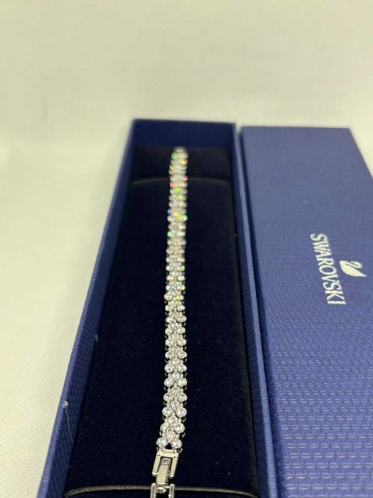 Гривна Сваровски / Гривна Swarovski - Тенис последен модел 17 см