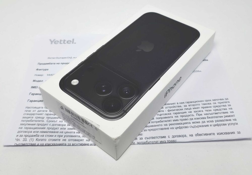 НОВ•iPhone 18 Pro 256GB Black•Гаранция