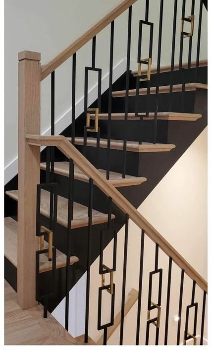 Перила в стиле хай-тек