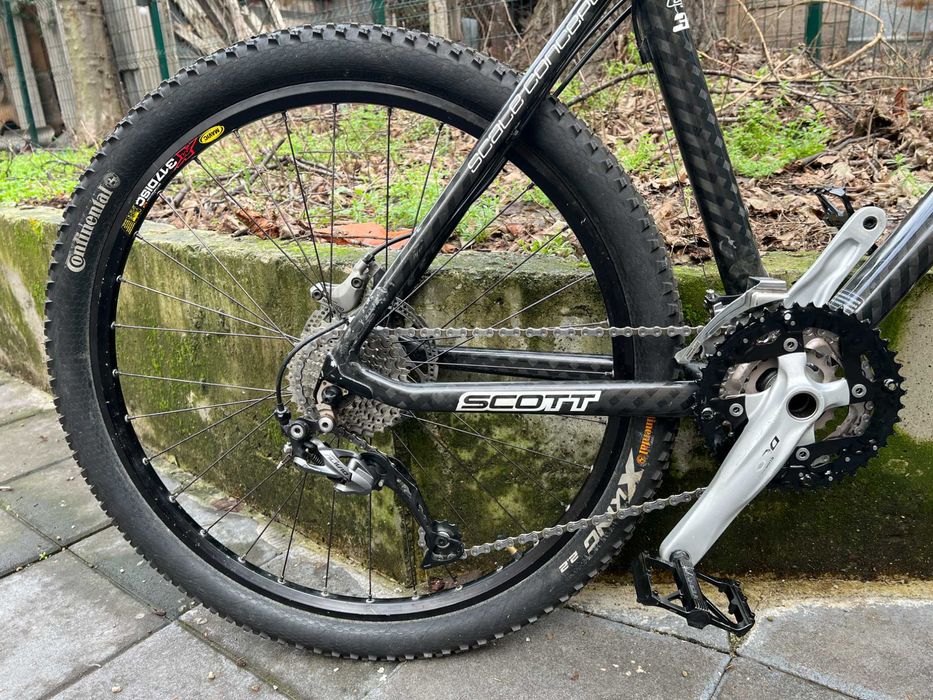 Карбонов Scott Scale 30 – 26",FOX въздушна, Shimano LX, Mavic, 10.5 кг