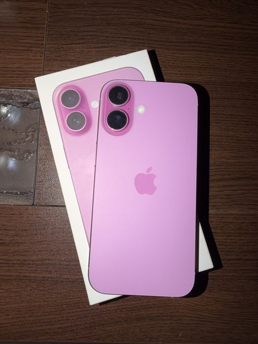 Продавам iPhone 16 – Прекрасен Розов Цвят (Pink)